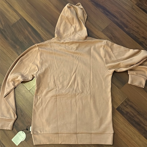 NWT Joss & J Bamboo Eco Friendly Hoodie Small, Temp Regulating, Soft, Tan Color - Picture 5 of 7